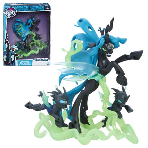 My Little Pony Guardians of Harmony Queen Chrysalis and Changeling Figures